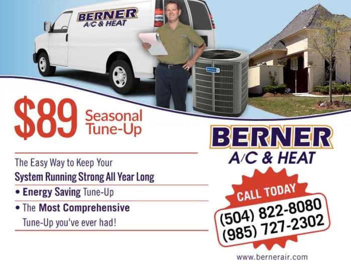 AC Service Specials North Shore - Air Conditioner Tune Up Deals | Berner AC Service Specials North Shore - Air Conditioner Tune Up Deals | Berner