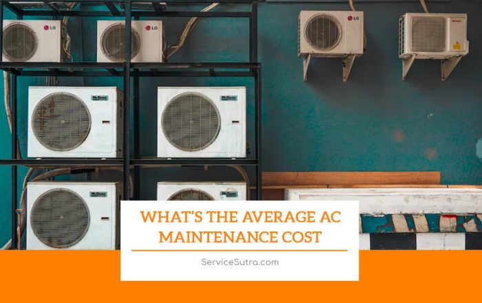 What's The Average AC Maintenance Cost?